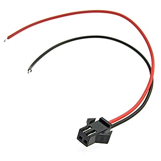 SM connector 2P*150mm 22AWG Fe